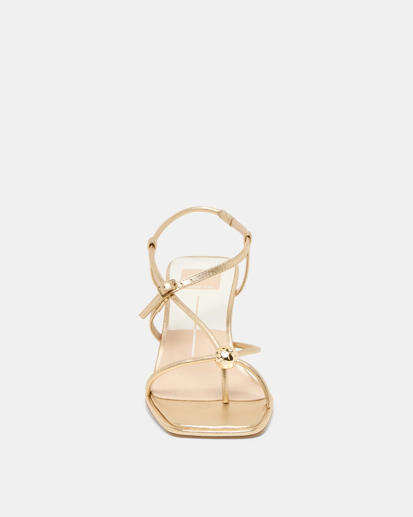 Dolce Vita Mylee Heels | Gold Distressed Leather