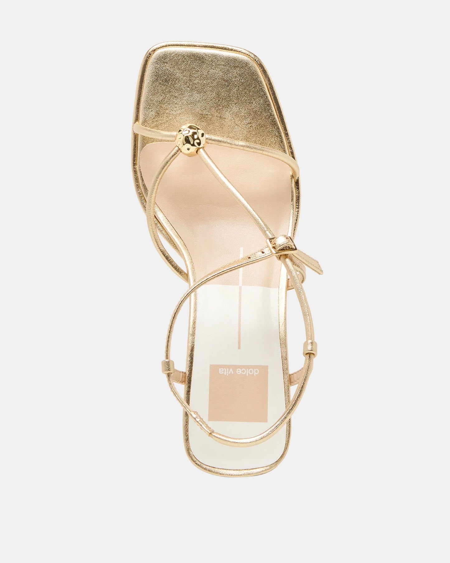 Dolce Vita Mylee Heels | Gold Distressed Leather