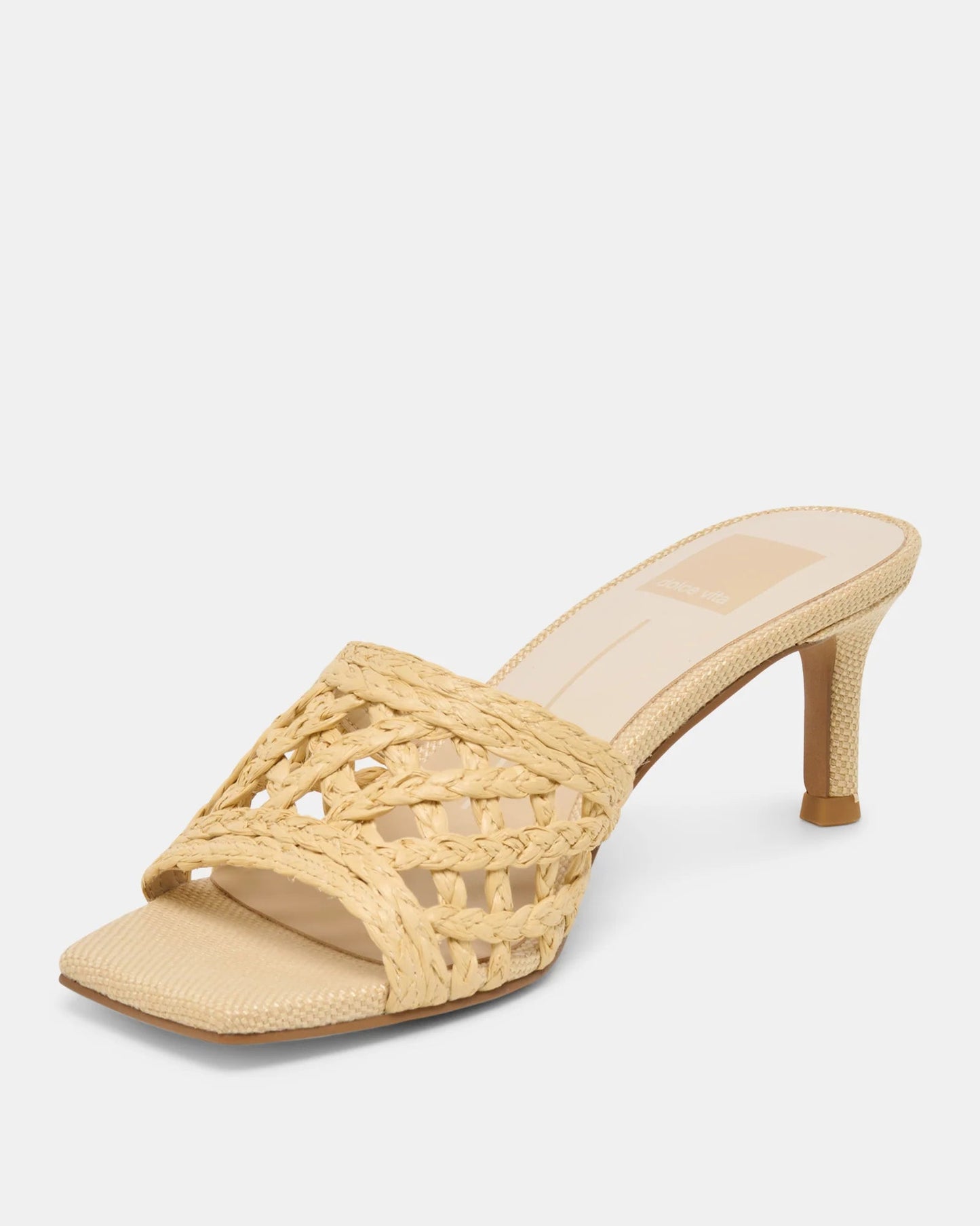 Dolce Vita Bowen Heels | Light Natural Raffia
