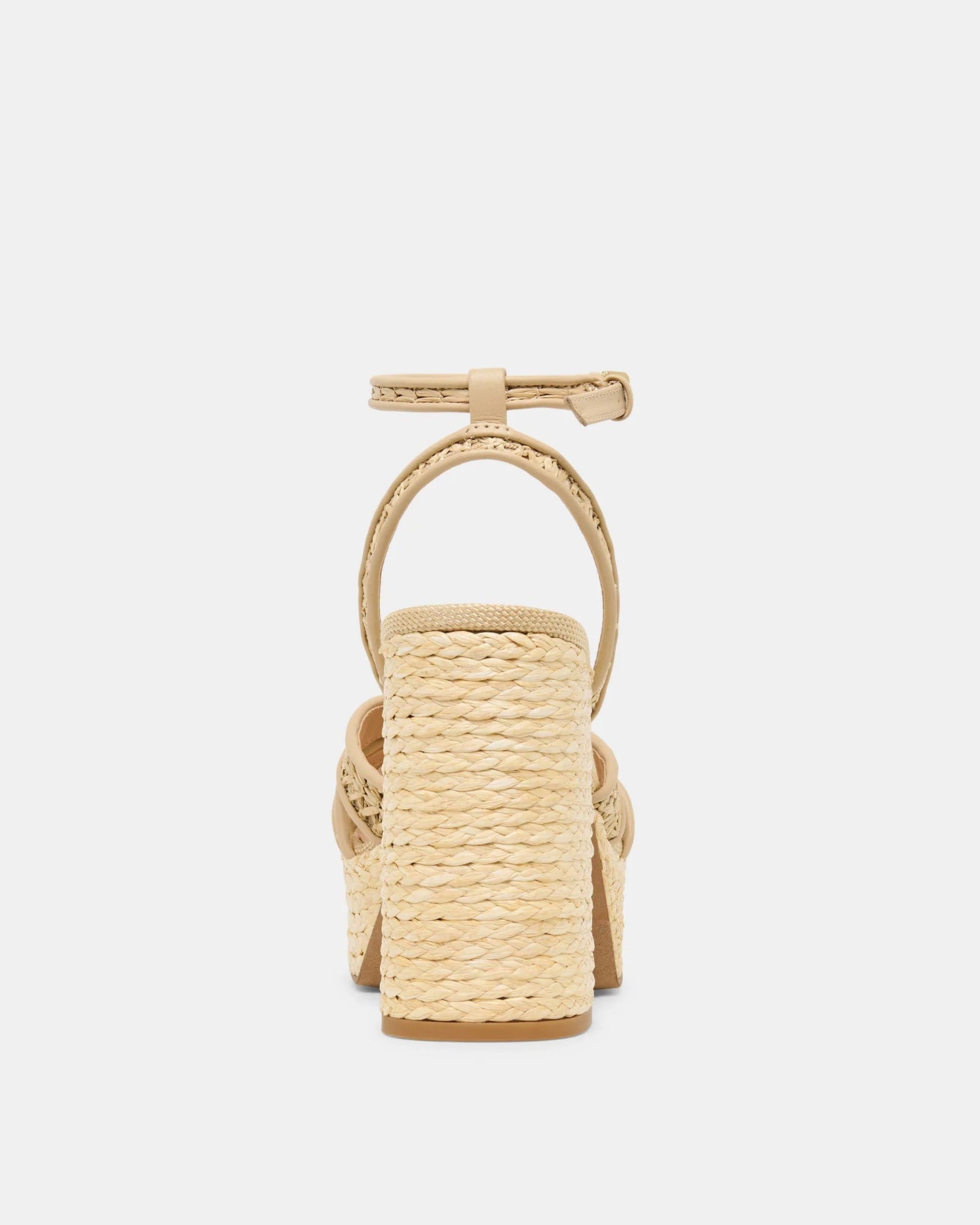 Dolce Vita Danila Heels | Light Natural Cross Hatch Raffia