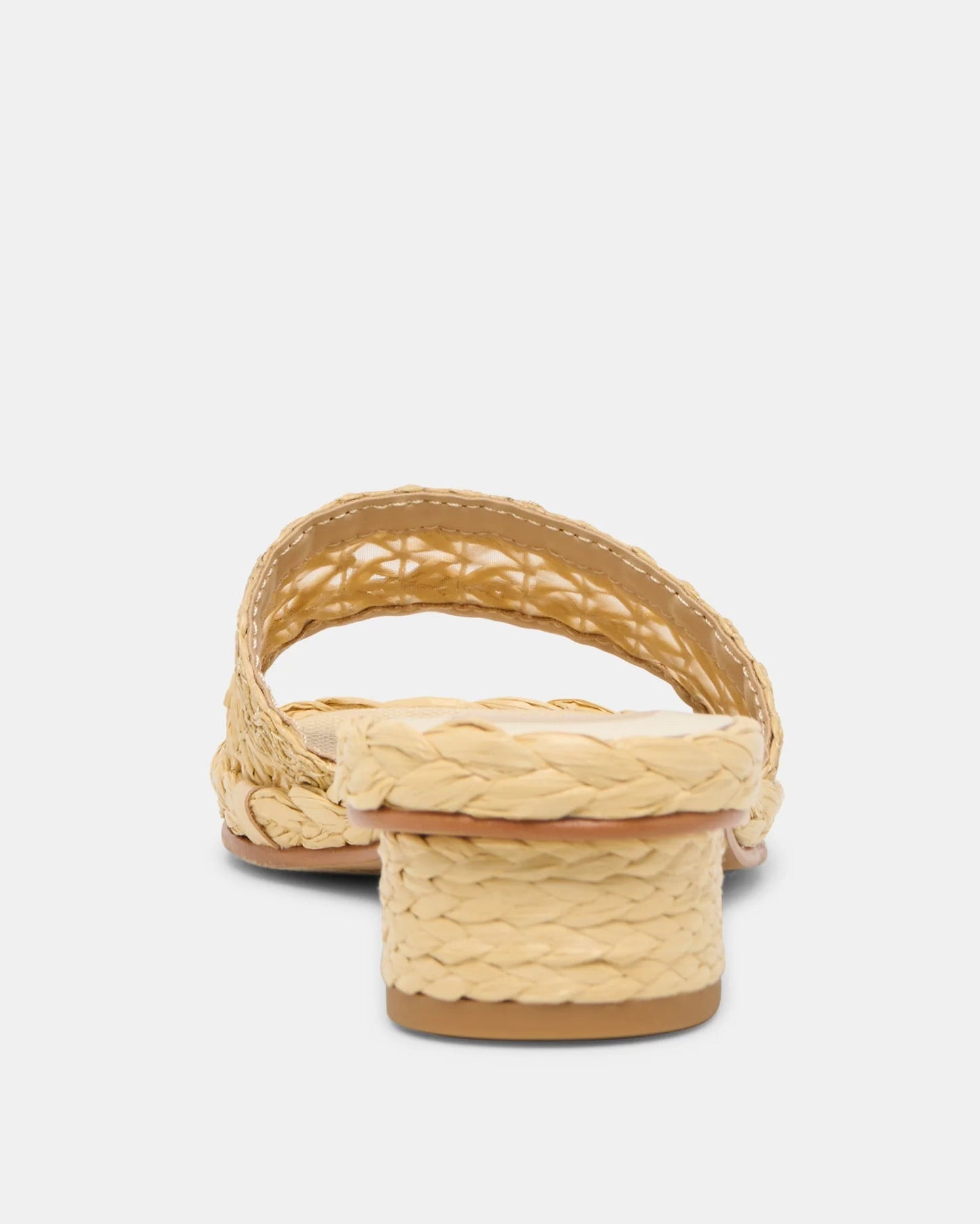 Dolce Vita Dixi Sandals | Light Natural Cross Hatch Raffia