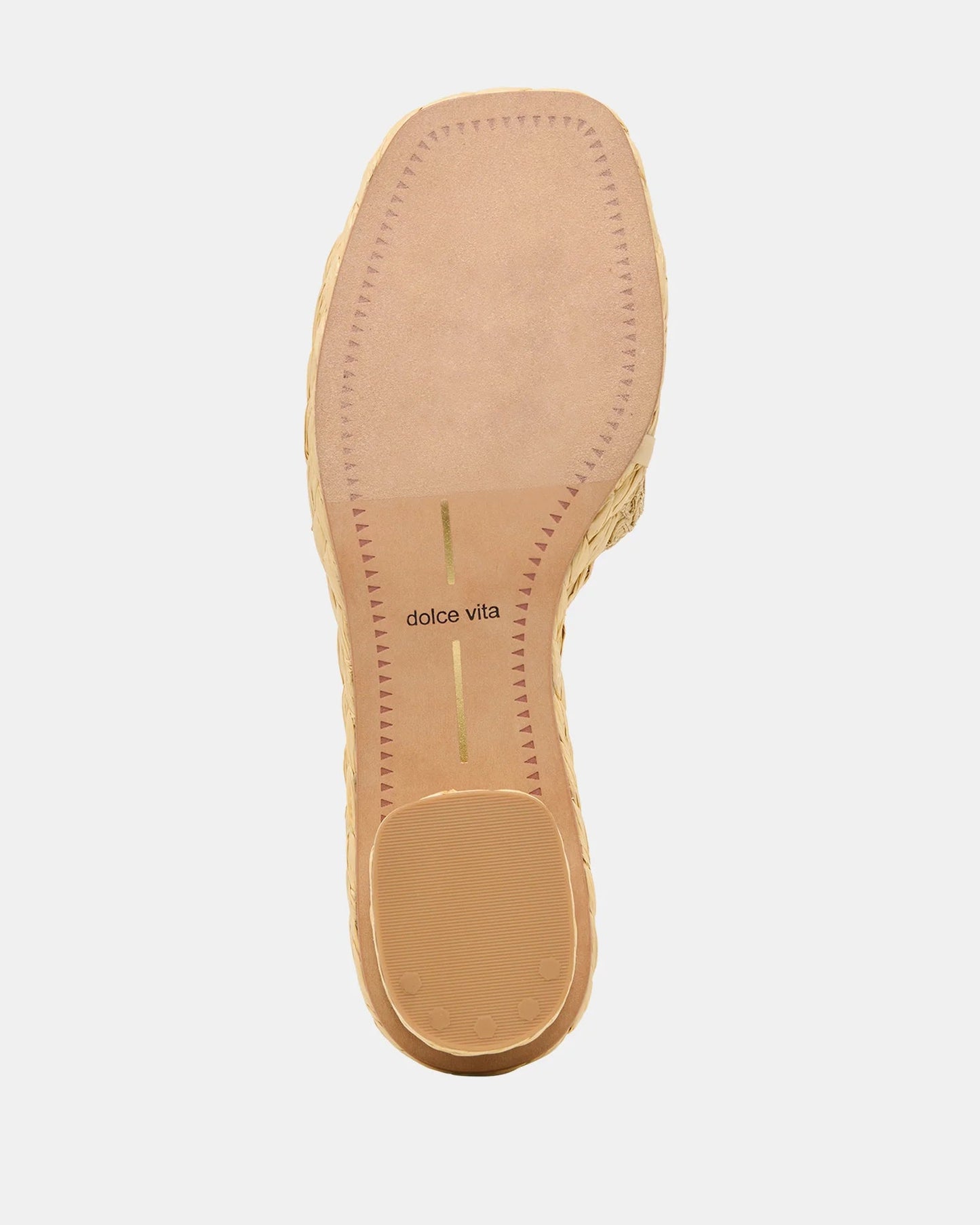 Dolce Vita Dixi Sandals | Light Natural Cross Hatch Raffia