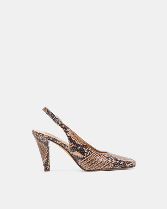 Dolce Vita Gessia Heels | Bark Embossed Leather