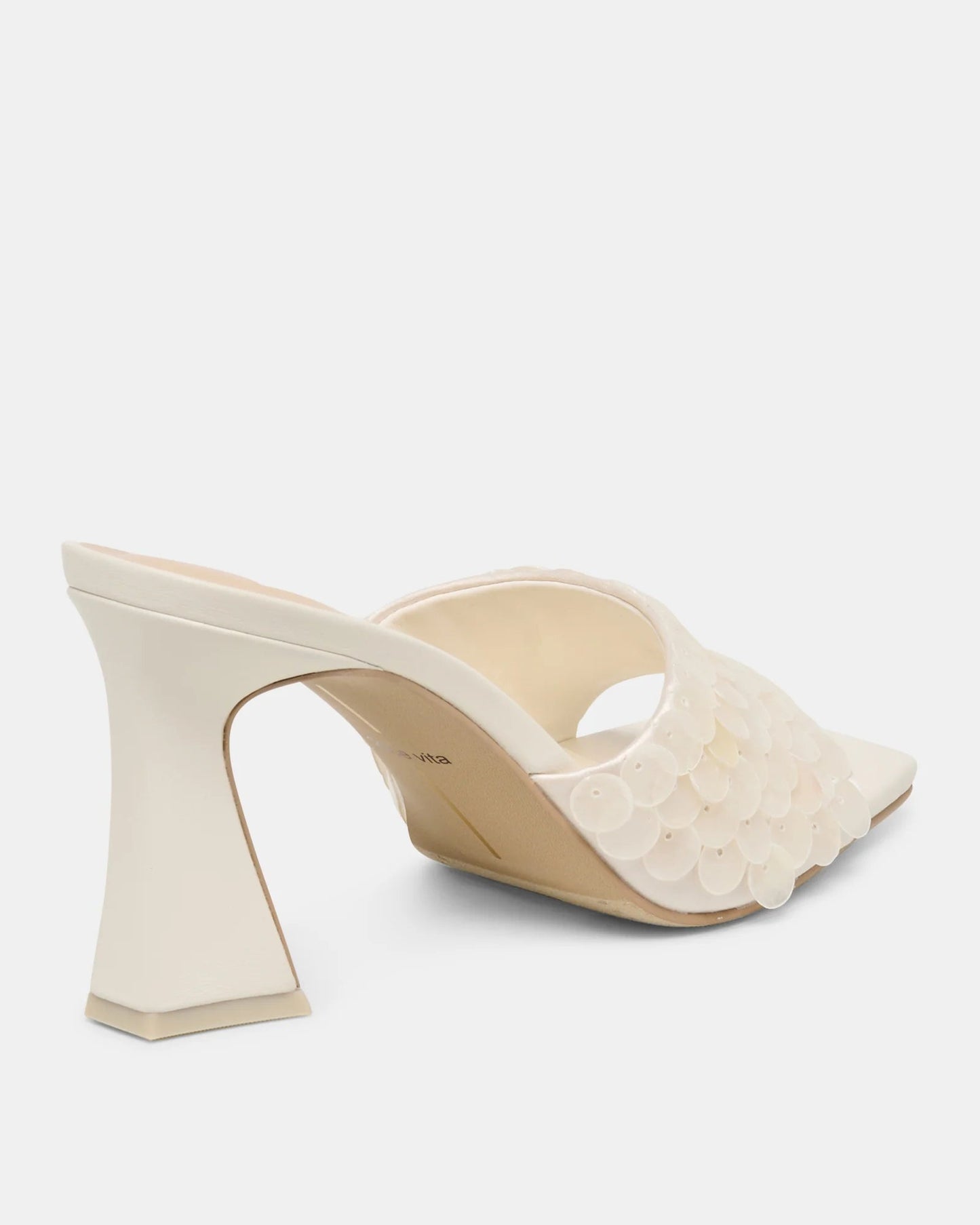 Dolce Vita Nany Confetti Heels | Ivory Sequin