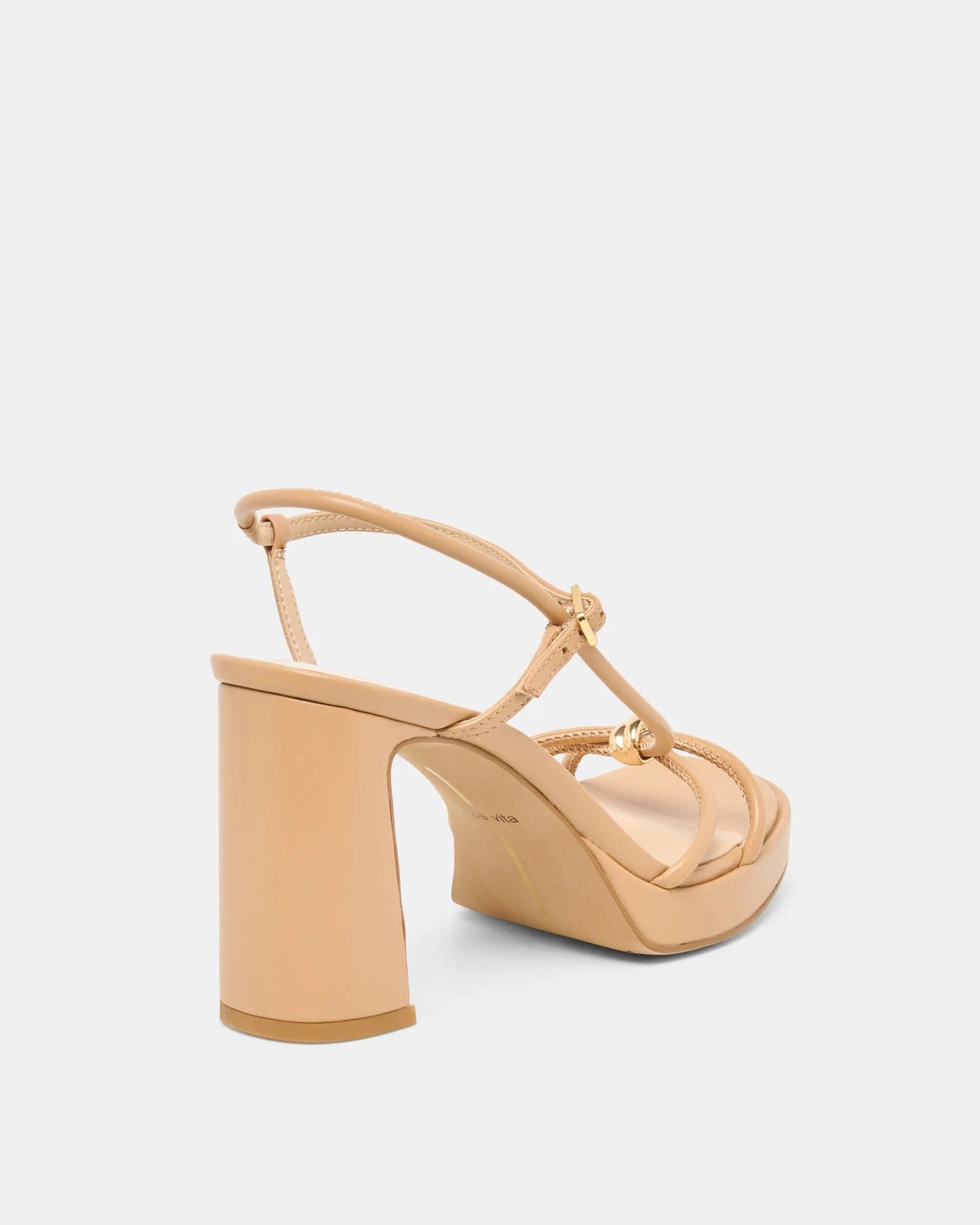 Dolce Vita Odete Heels | Light Tan Leather