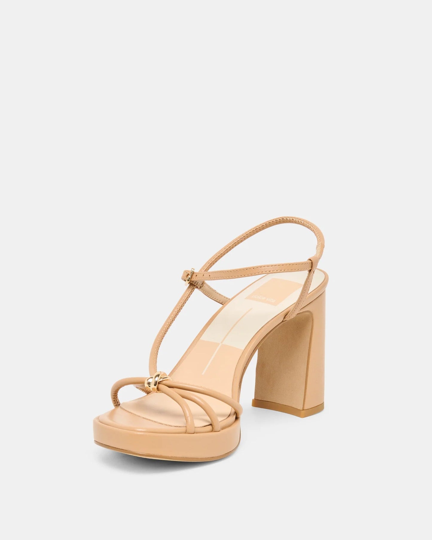 Dolce Vita Odete Heels | Light Tan Leather