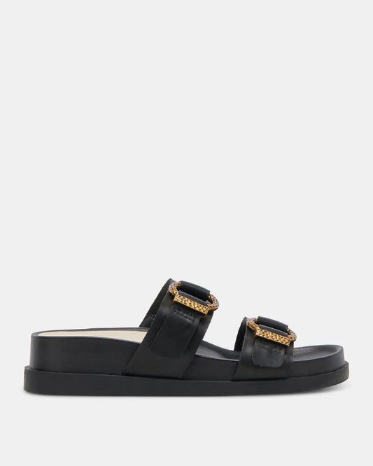 Dolce Vita Soya Sandals Black Leather