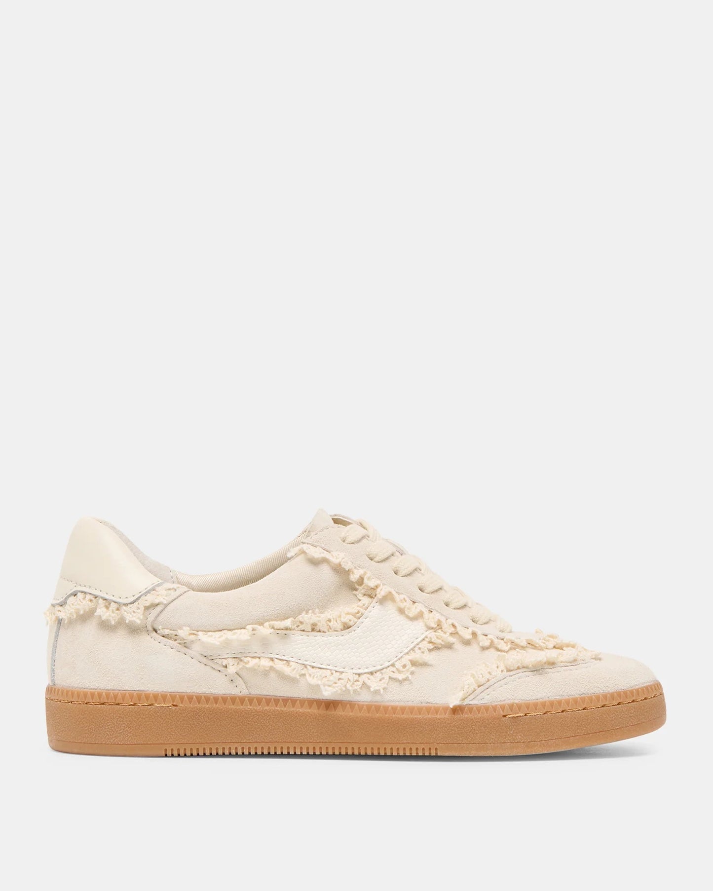 Dolce Vita Notice Lace Sneakers | Ivory Suede