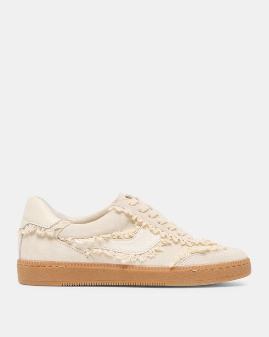 Dolce Vita Notice Lace Sneakers | Ivory Suede