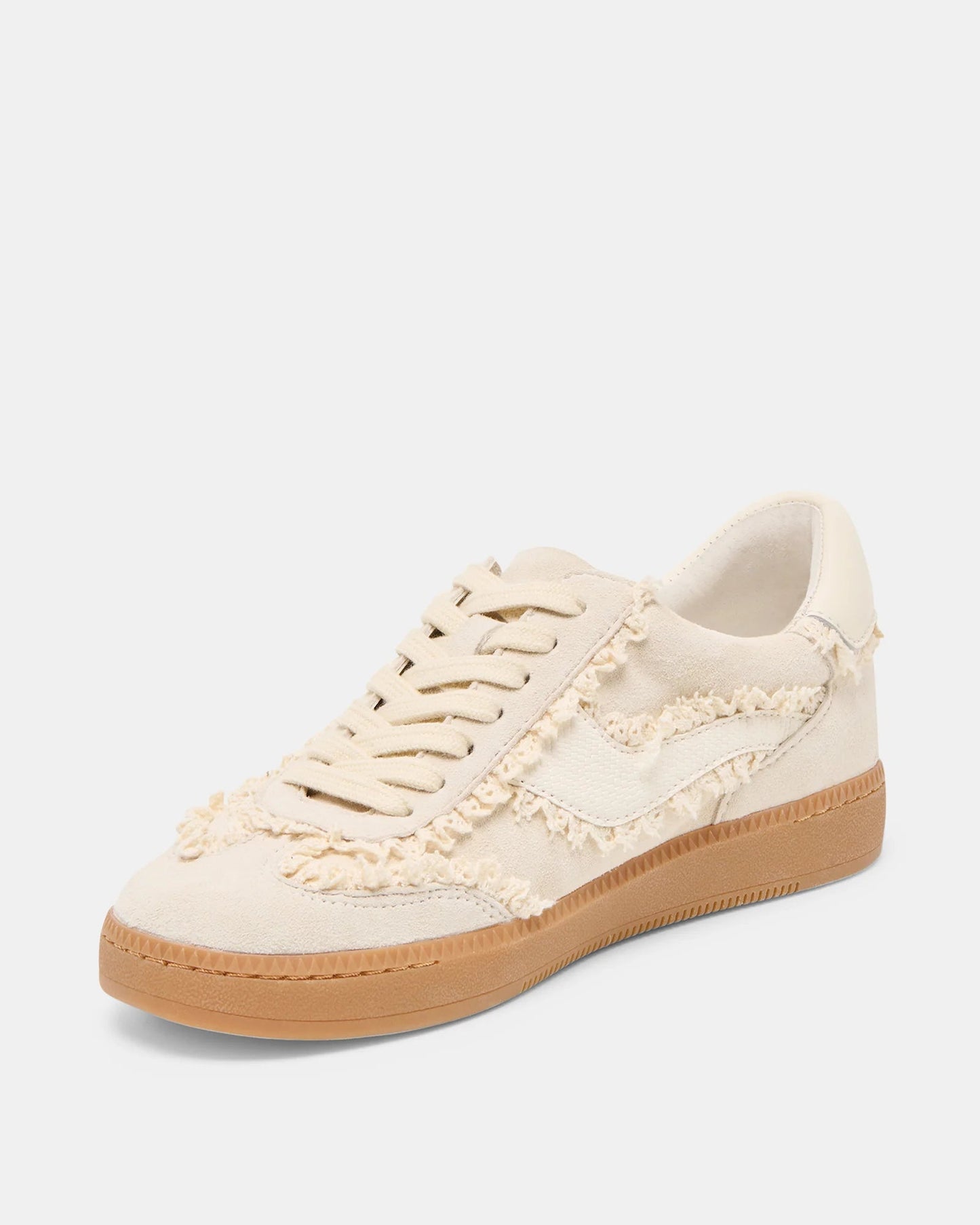 Dolce Vita Notice Lace Sneakers | Ivory Suede