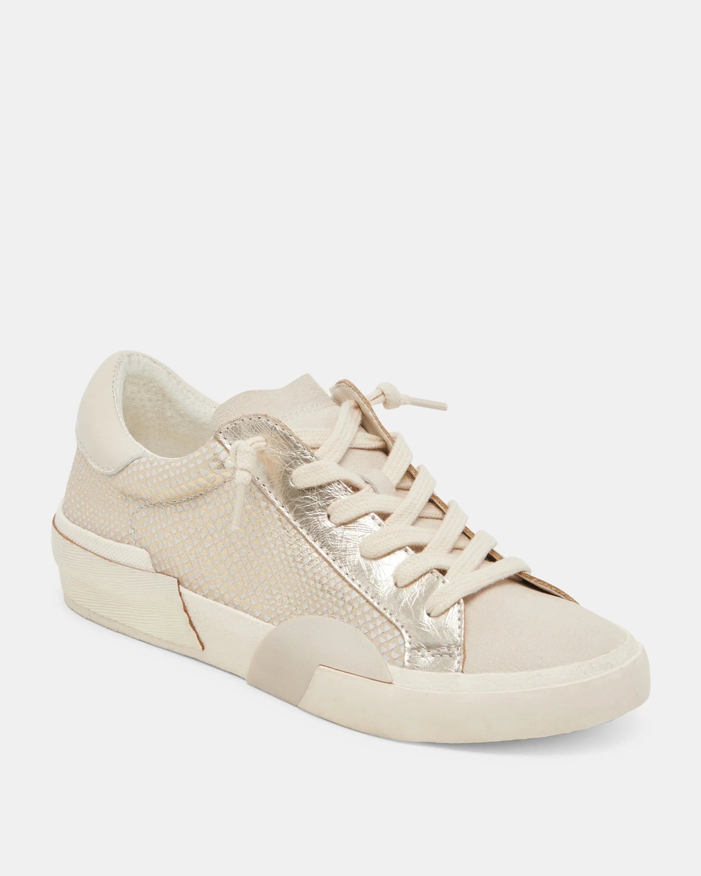 Dolce Vita Zina Sneakers | Champagne Embossed Leather