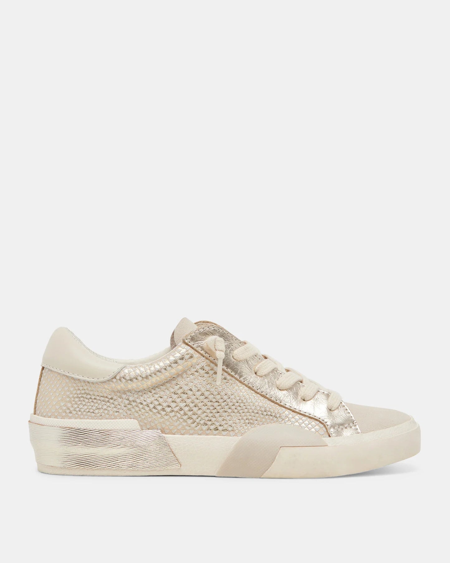 Dolce Vita Zina Sneakers | Champagne Embossed Leather