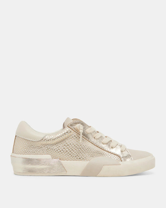 Dolce Vita Zina Sneakers | Champagne Embossed Leather