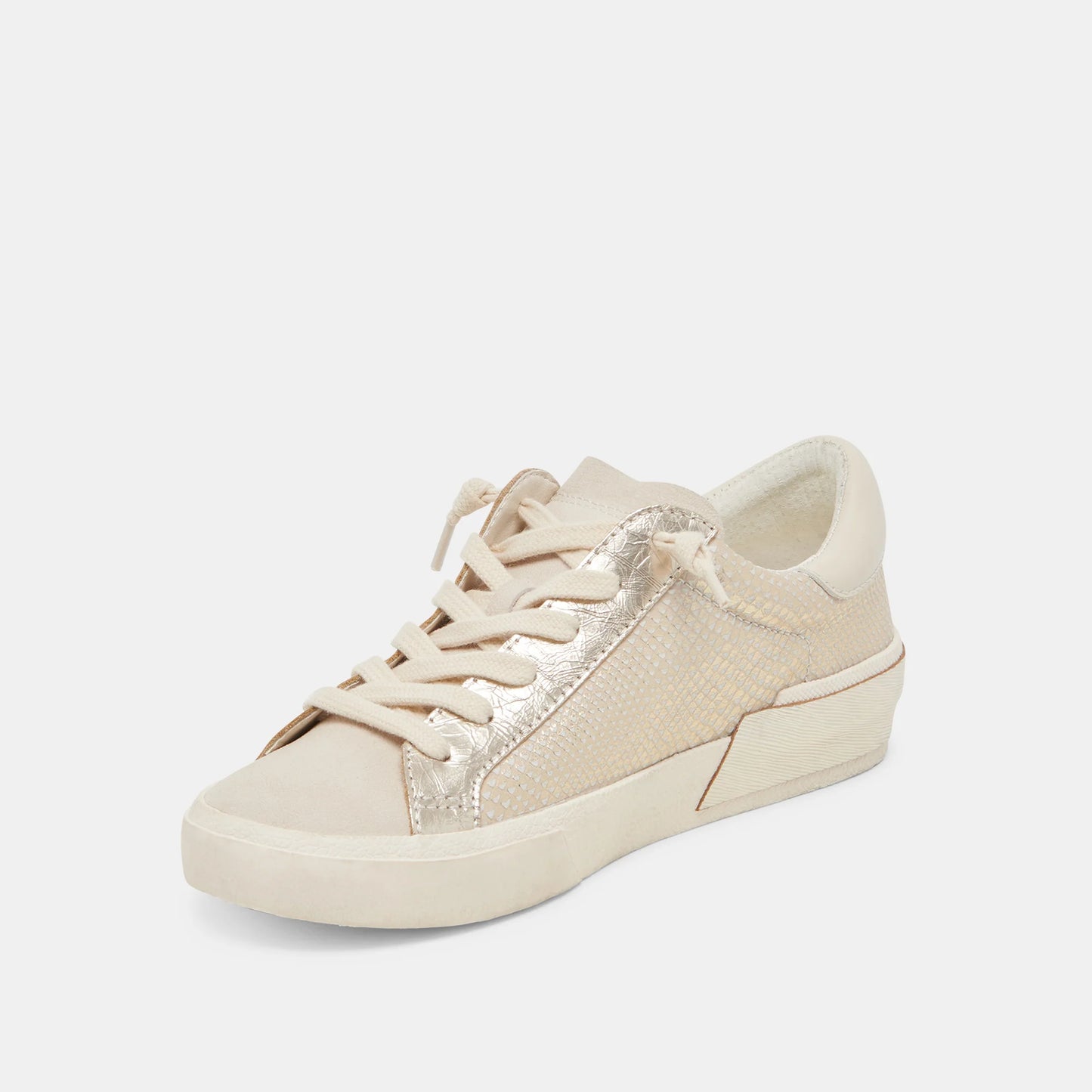 Dolce Vita Zina Sneakers | Champagne Embossed Leather