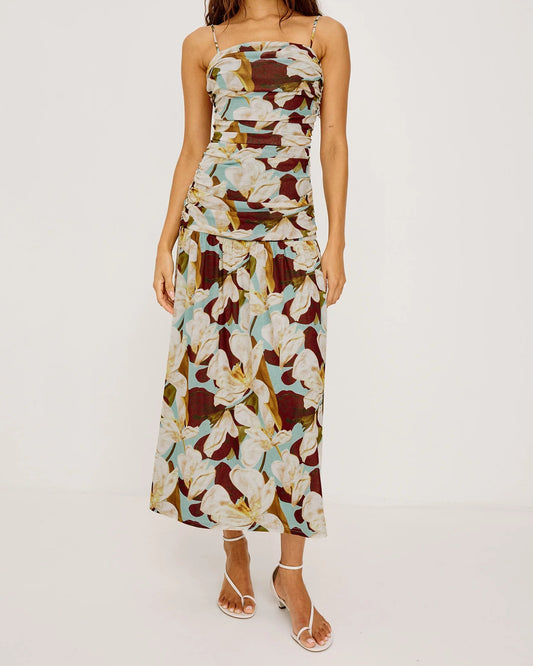 button down midi dress pattern Navy Striped Button Down Midi Dress with Belt