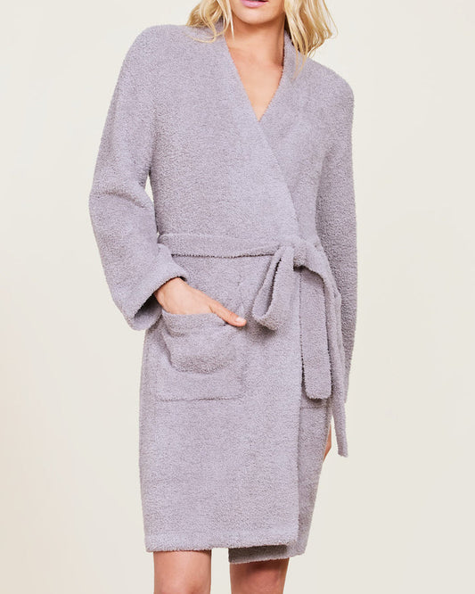 Barefoot Dreams Cozy Chic Solid Robe | Beach Rock