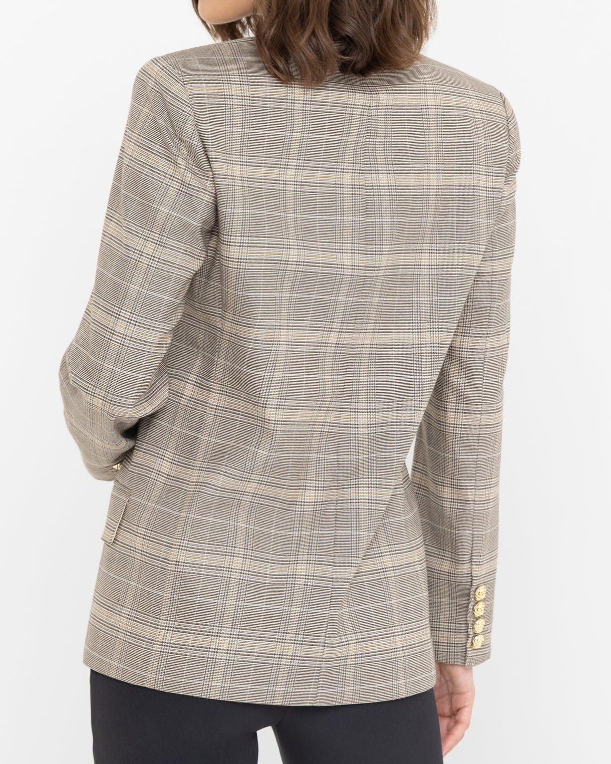 Generation Love Maverick Plaid Blazer | Taupe Plaid