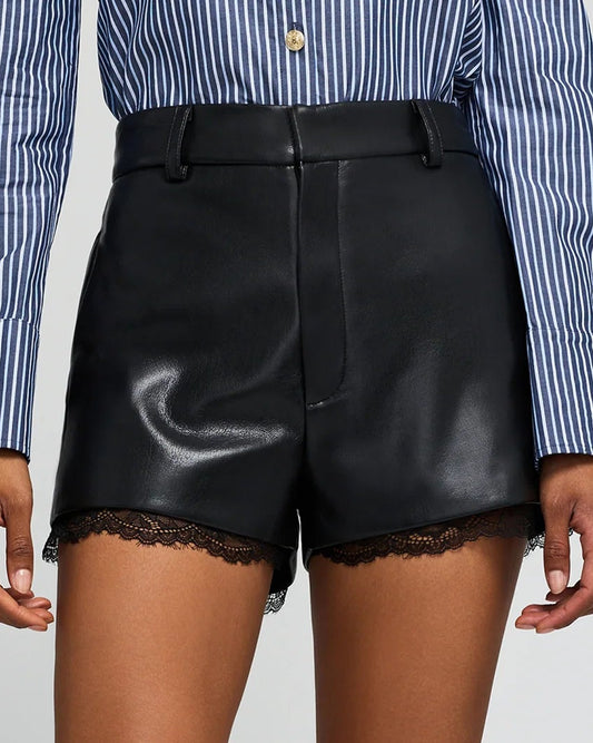 Generation Love Anella Lace Combo Shorts | Black