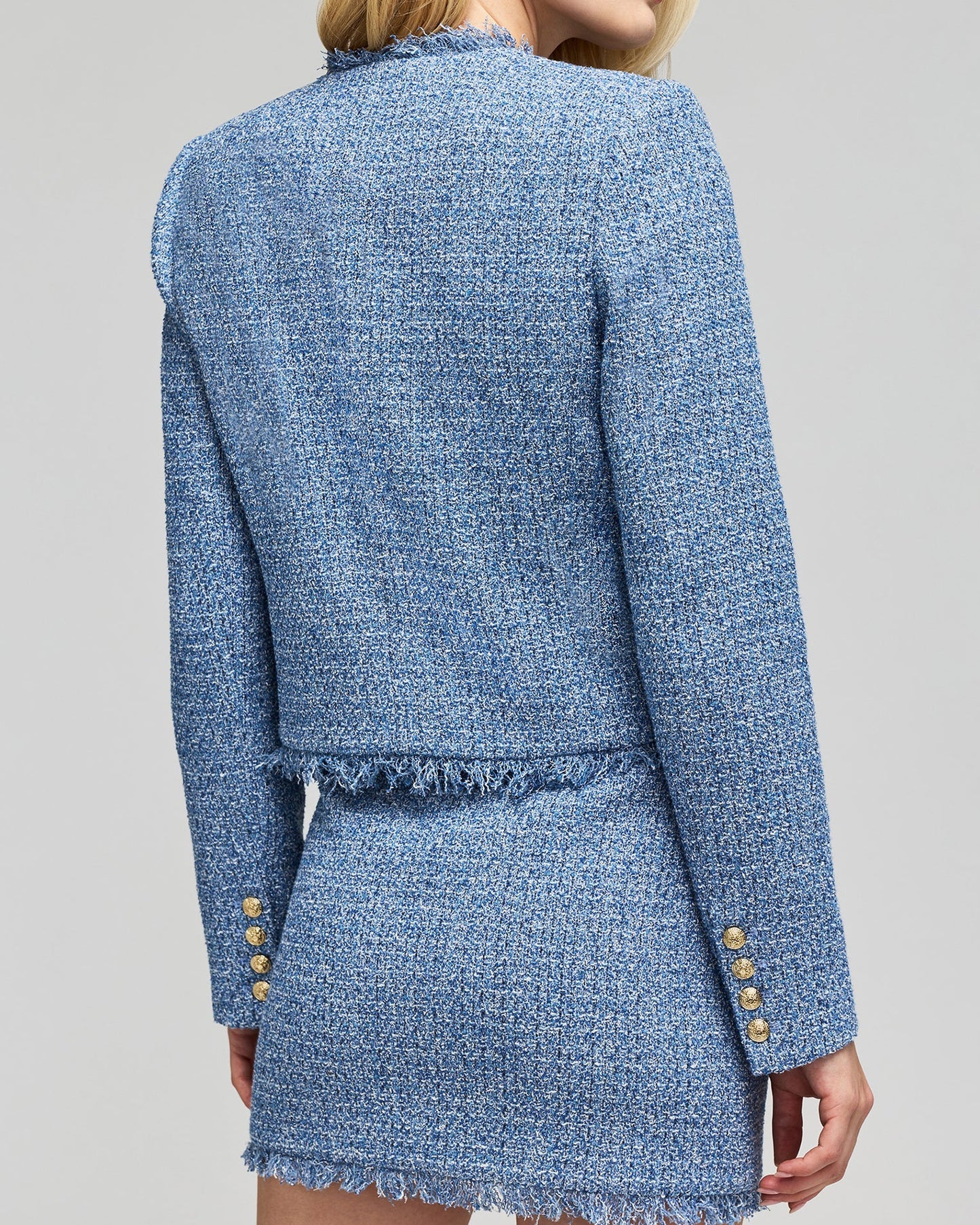 Generation Love Tiffany Tweed Jacket | Blue Multi