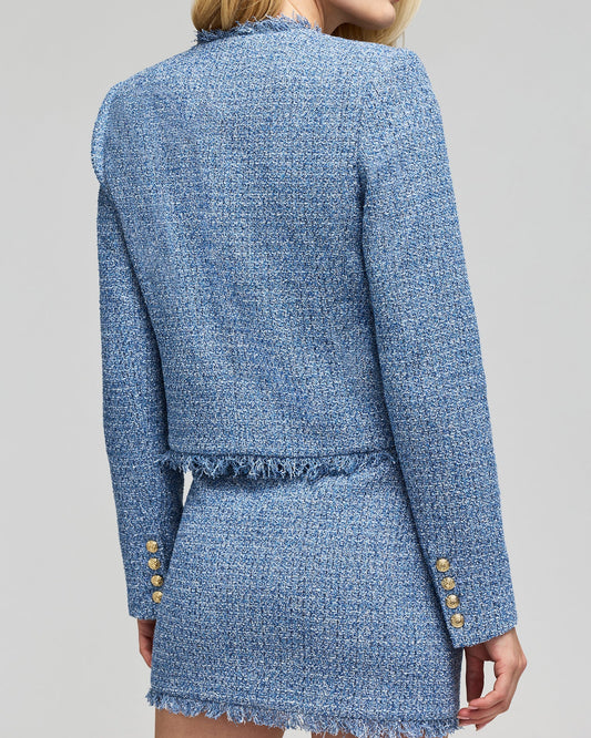 Generation Love Tiffany Tweed Jacket | Blue Multi