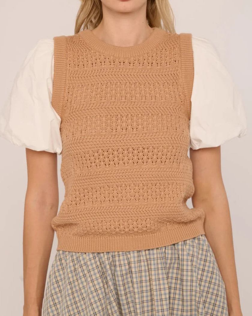 Love the Label Danni Tee | Camel