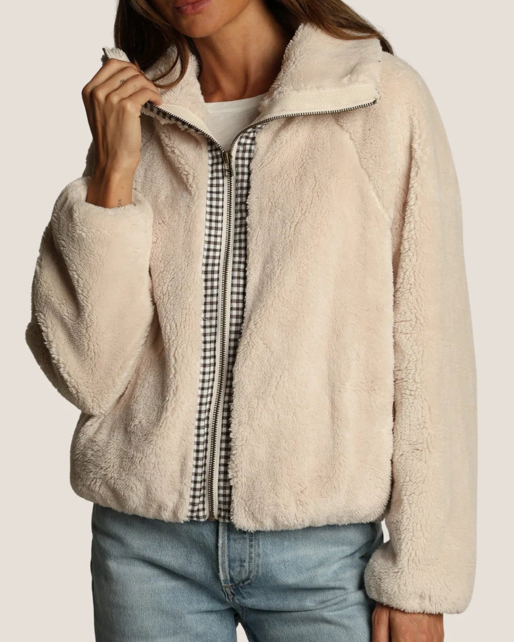 Dylan Solid So Cozy Jacket | Natural