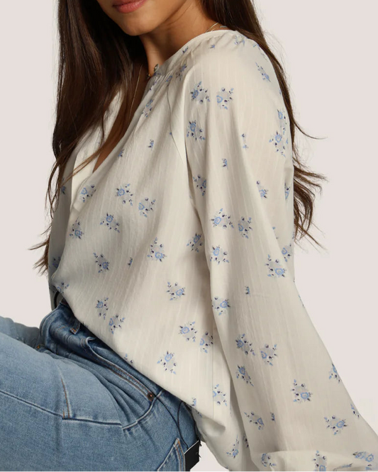 Dylan Faded Floral Blouse