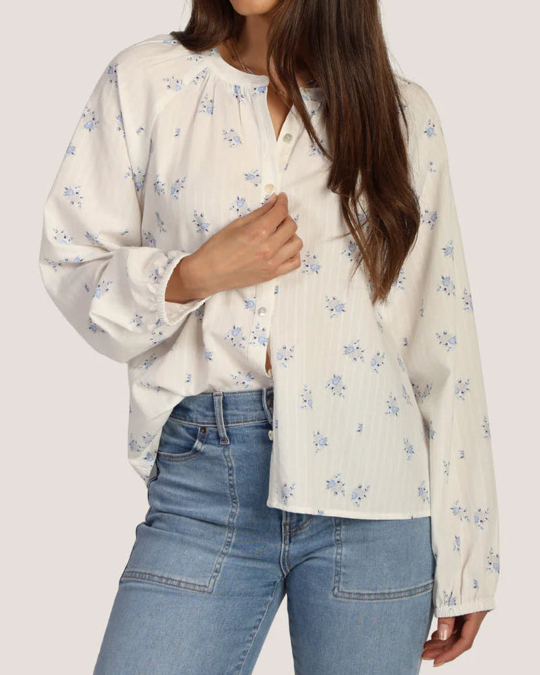 Dylan Faded Floral Blouse