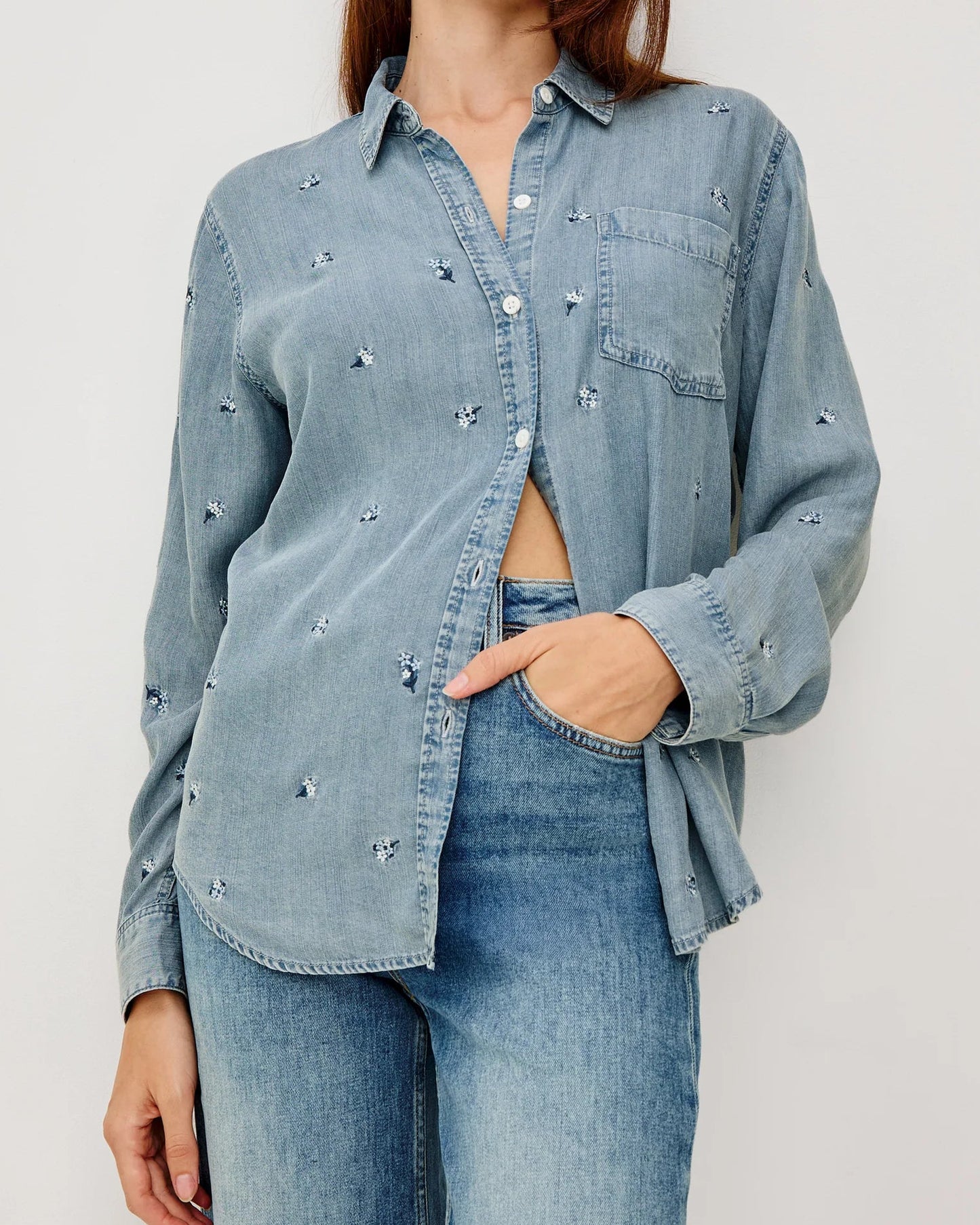 Rails Ingrid Shirt | Blue Blossoms