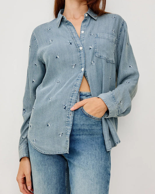 Rails Ingrid Shirt | Blue Blossoms