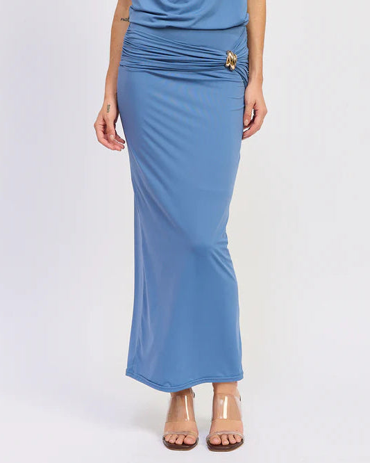 Emory Park Tori Maxi Skirt | Cobalt