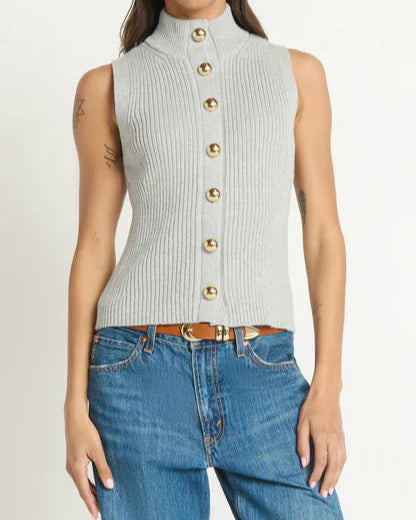 Nation Ira Sweater Vest | Heather Grey