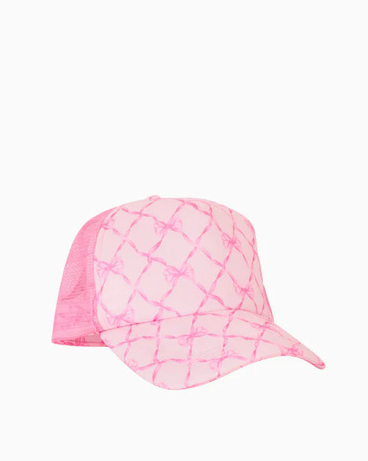Love Shack Fancy Sweetherat Joni Trucker Hat | Pink Peppermint