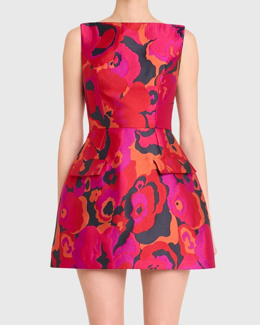 Amanda Uprichard Banco Dress | Pink Multi