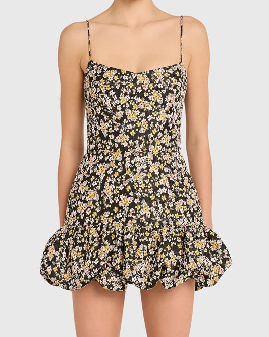 Amanda Uprichard Ivy Skort Bubble | Black Multi