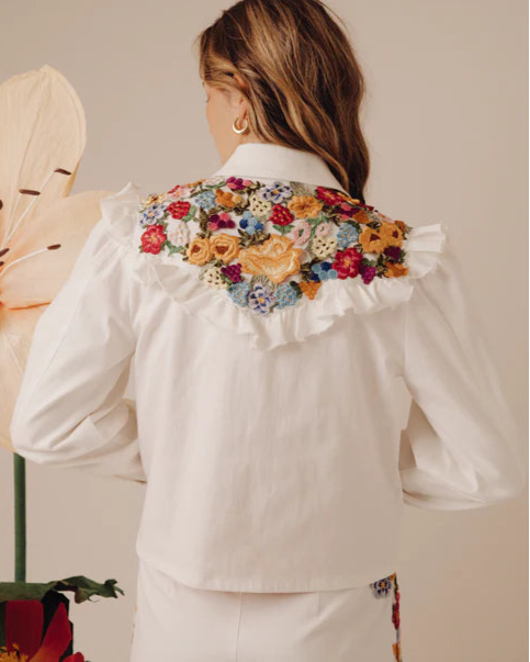 Love the Label Jocelyn Jacket | White