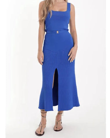 Karina Grimaldi Ciara Knit Skirt | Royal Blue