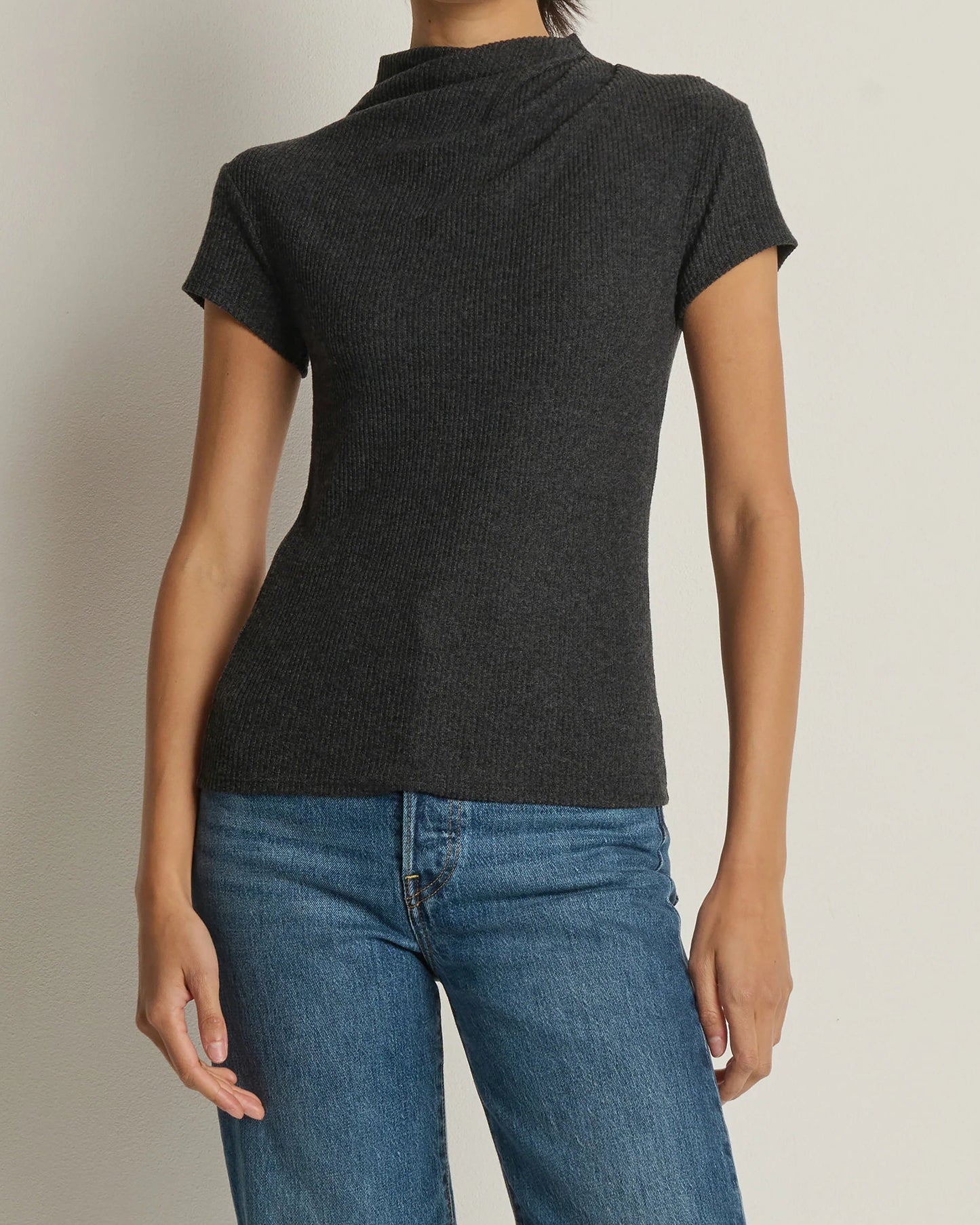 Nation Katie Top | Heather Charcoal