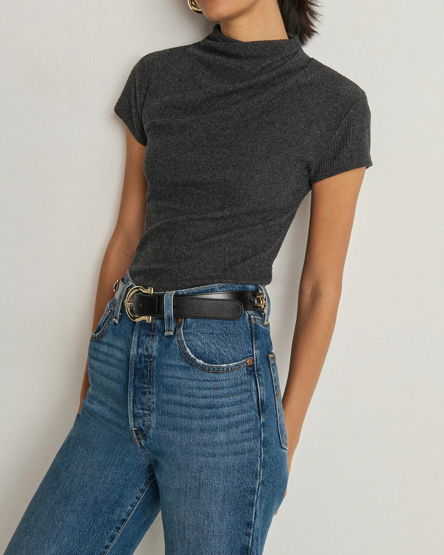 Nation Katie Top | Heather Charcoal