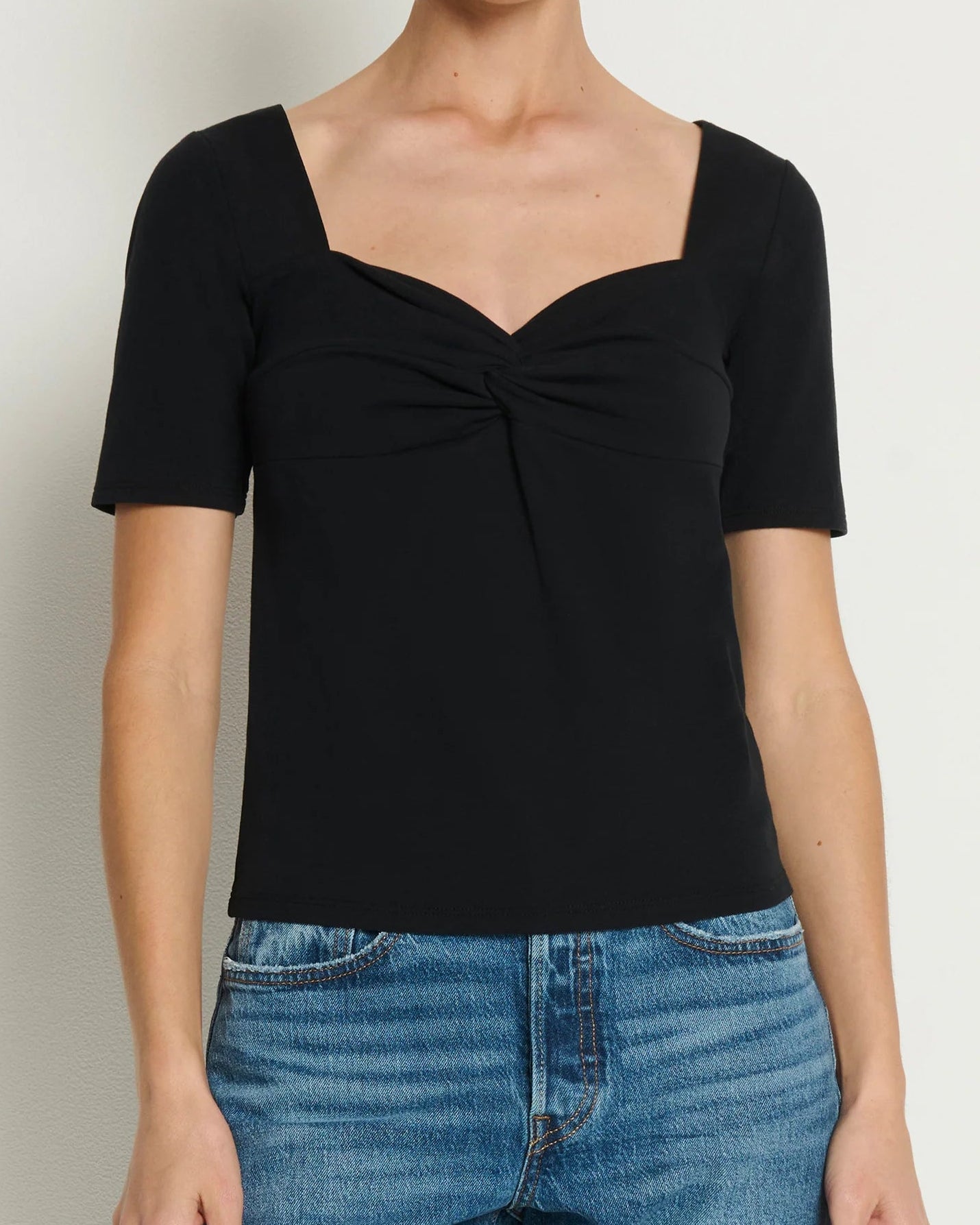 Nation Lana Twisted Top | Jet Black