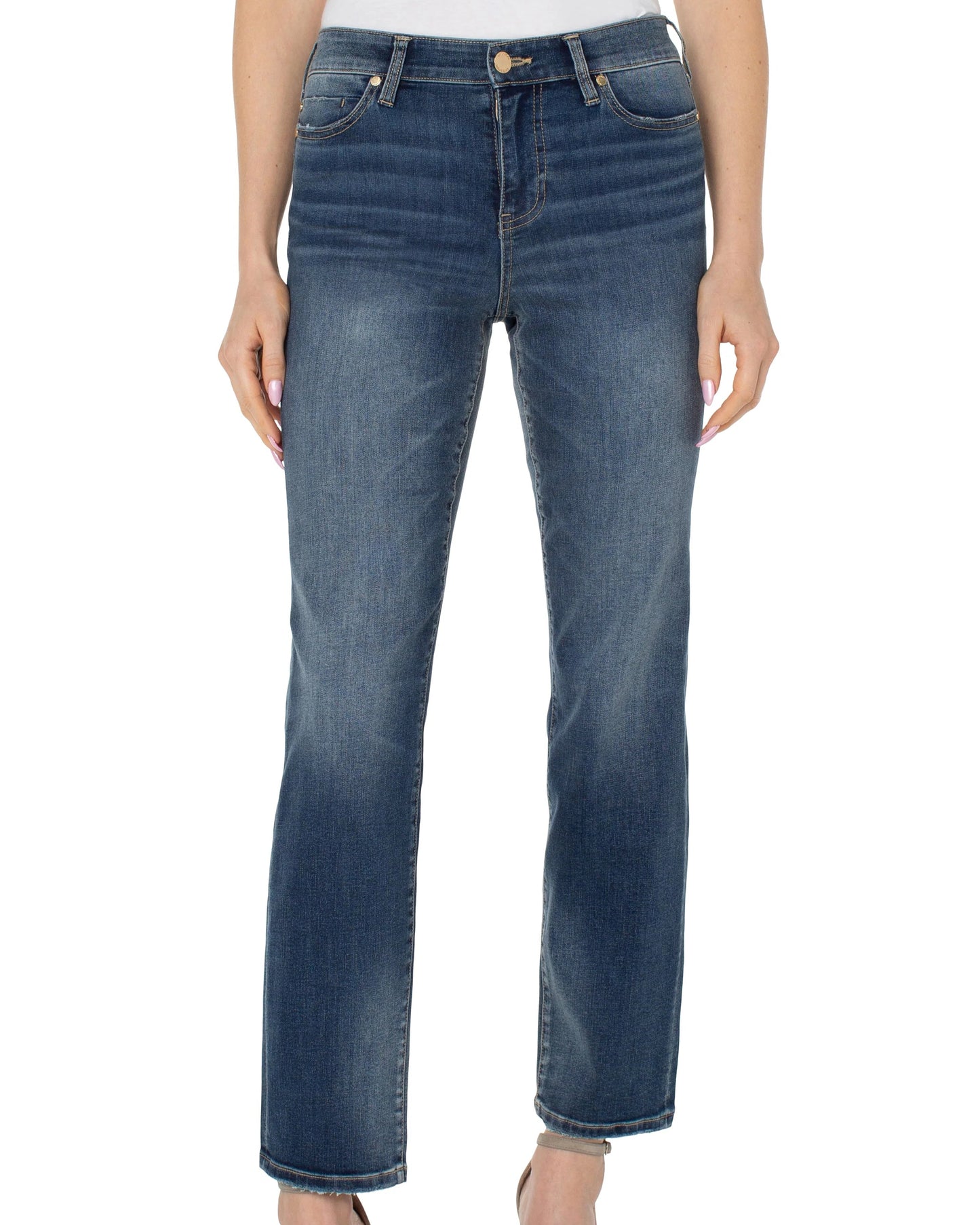 Liverpool Kennedy Straight Jeans | Oasis