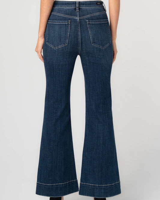 Liverpool Hannah Flare Jeans | Moon Light