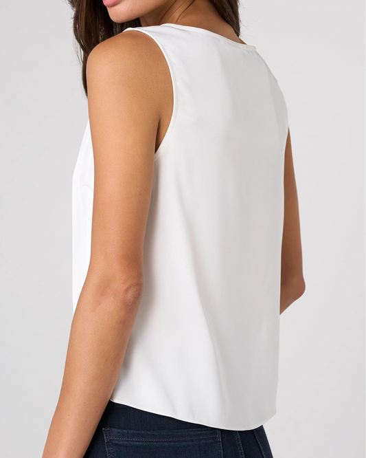 Liverpool Lace Tank | White