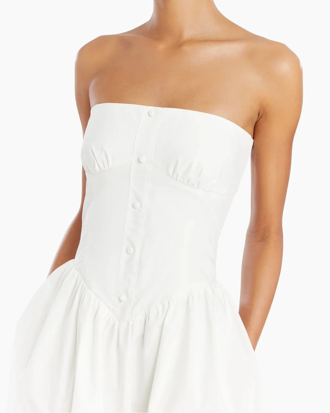 Amanda Uprichard Strapless Holland Dress