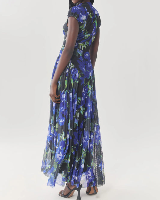Hutch Zippy Dress | Black/Blue