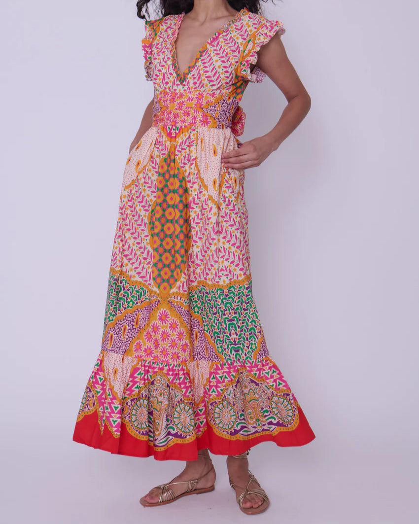 Love the Label Gabriella Maxi Dress | Maxine Print