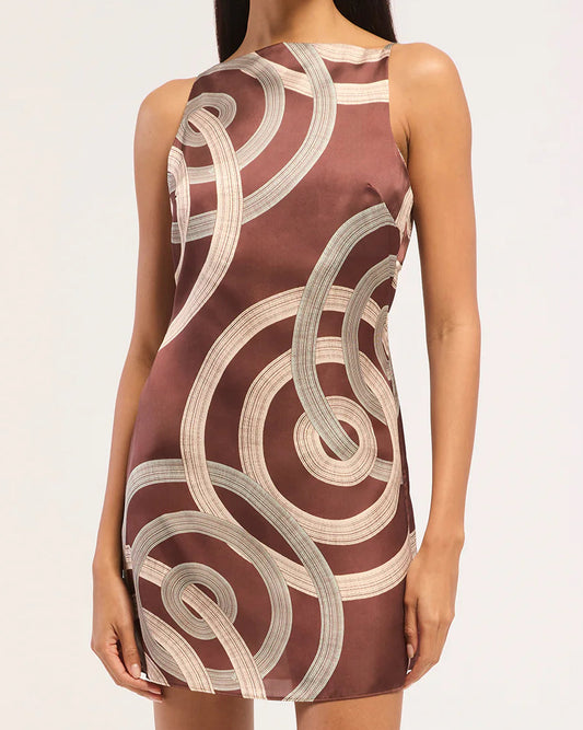 Misa Ellu Dress | Chocolate Halo