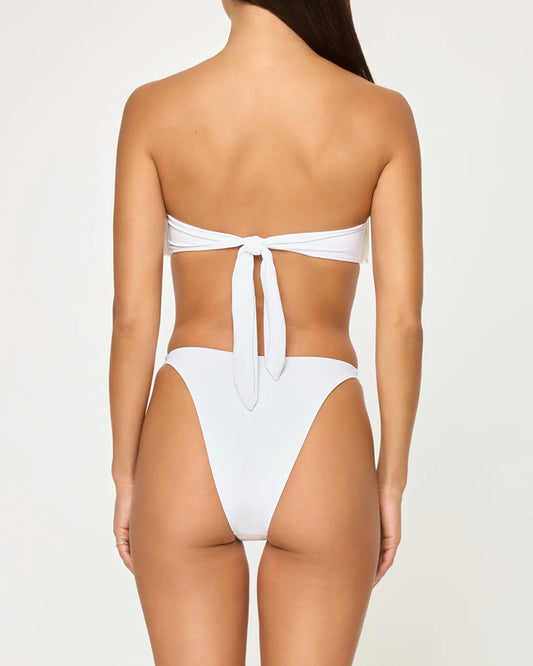 LSPACE Rocky Bikini Bottom | White