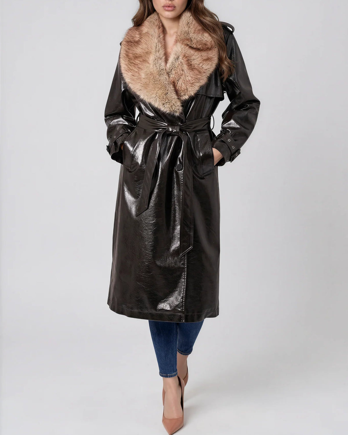 Love Token Nancy Coat | Brown