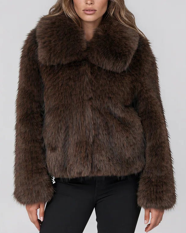 Love Token Julia Coat | Brown